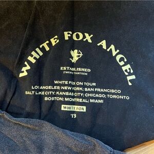 White Fox long sleeve tee